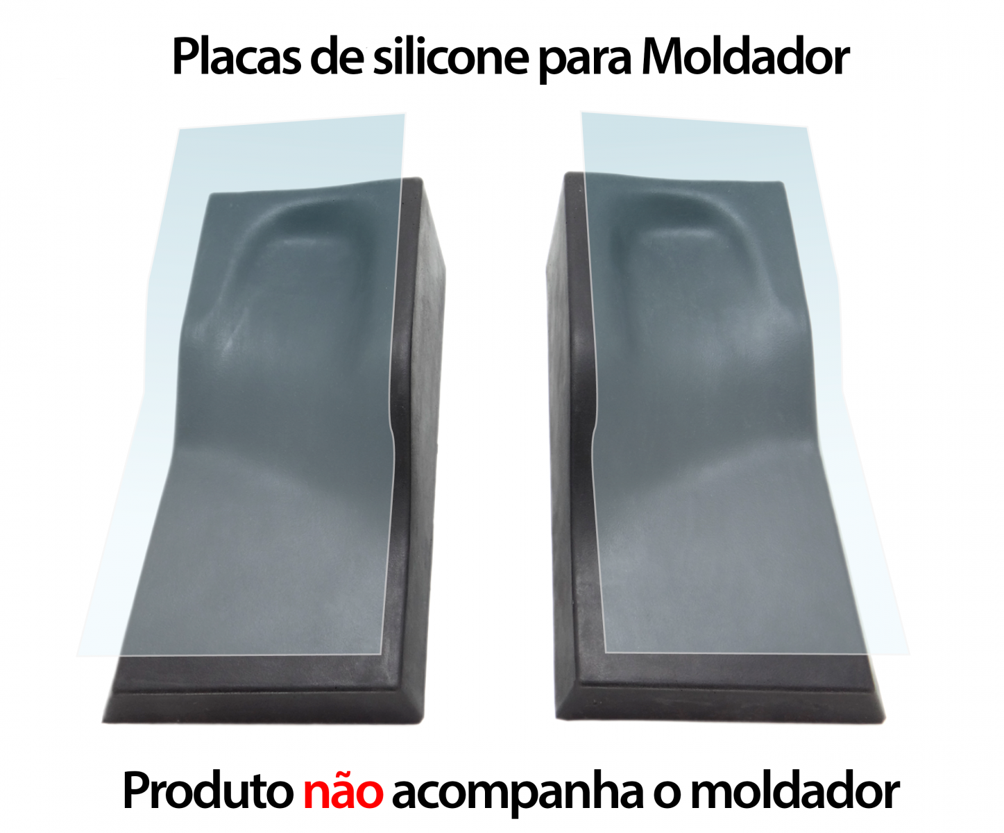 Placa de Silicone para o Moldador
